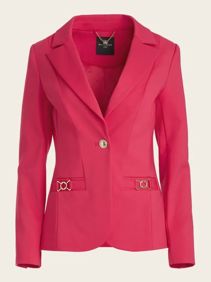 Franca Blazer Souvenir Pink Women Jackets and Coats GUESS Franca Blazer Souvenir Pink Women Jackets and Coats GUESS