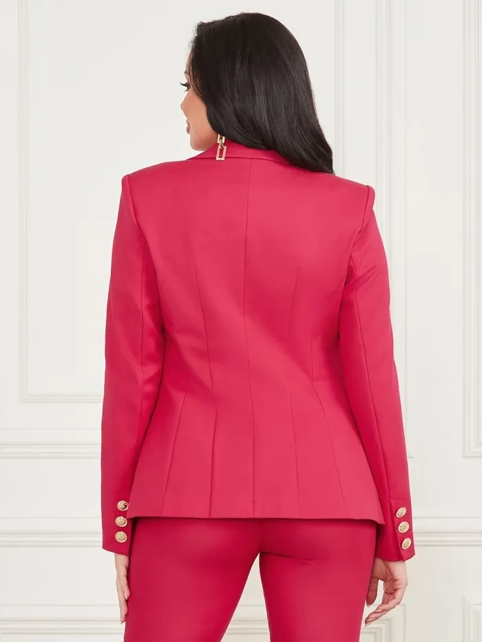 Franca Blazer Souvenir Pink Women Jackets and Coats GUESS Franca Blazer Souvenir Pink Women Jackets and Coats GUESS