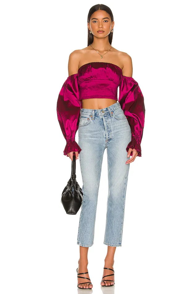 Fraya Top Raspberry Red Women Lovers and Friends Tops