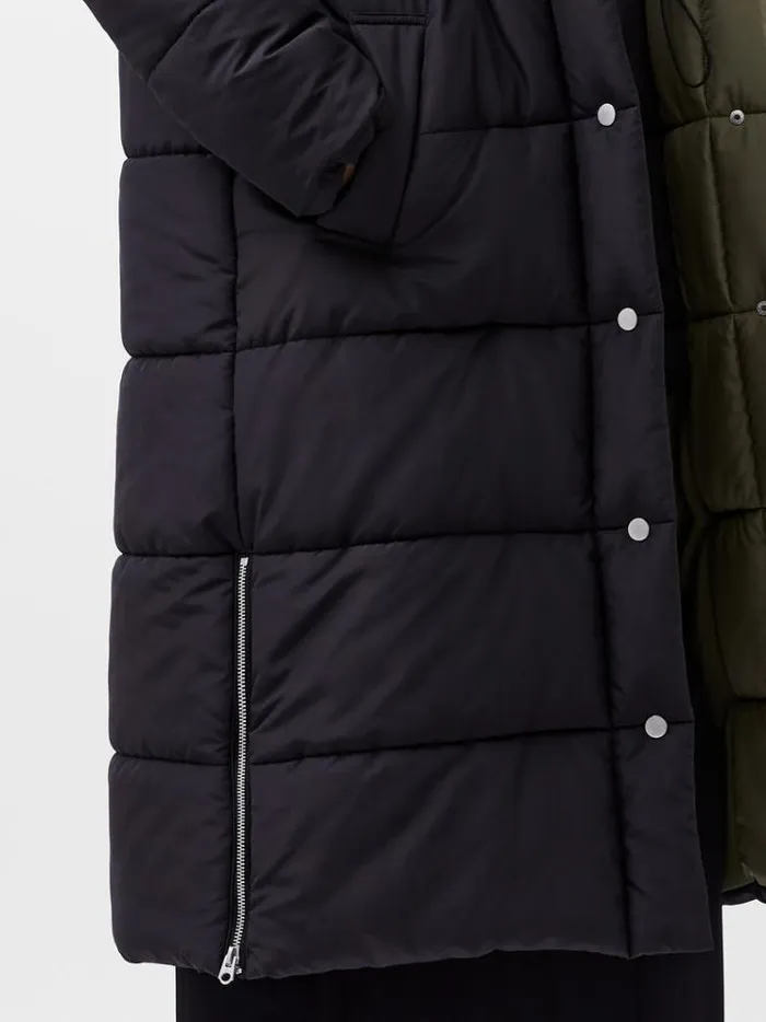 French Connection Coats and Jackets Auden Double Front Puffer Coat Blackouttarmac Khak 8211 Woman
