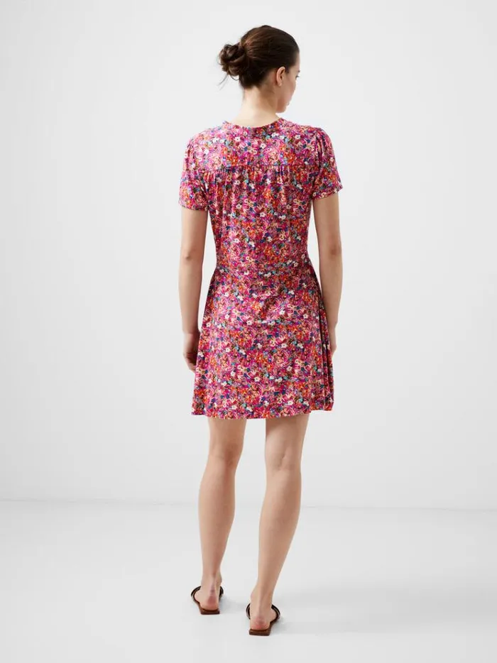 French Connection Dresses Blossom Vee Mini Dress Wild Rosa 8211 Woman