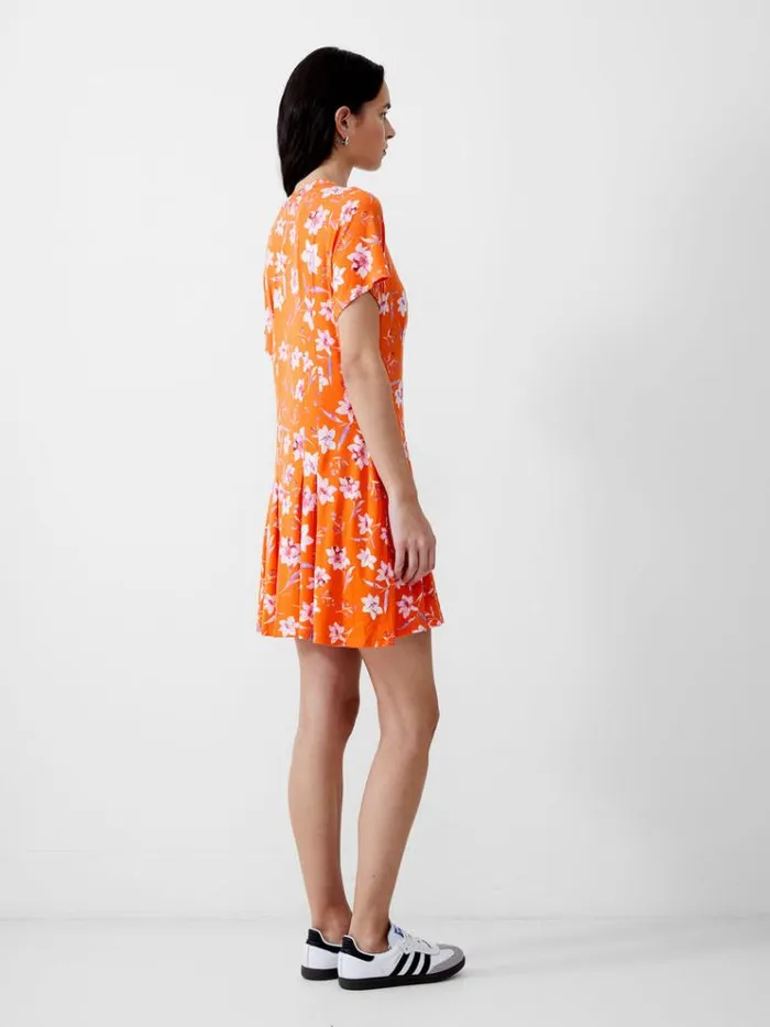 French Connection Dresses Camille Flippy Button Dress Mandarin 8211 Woman