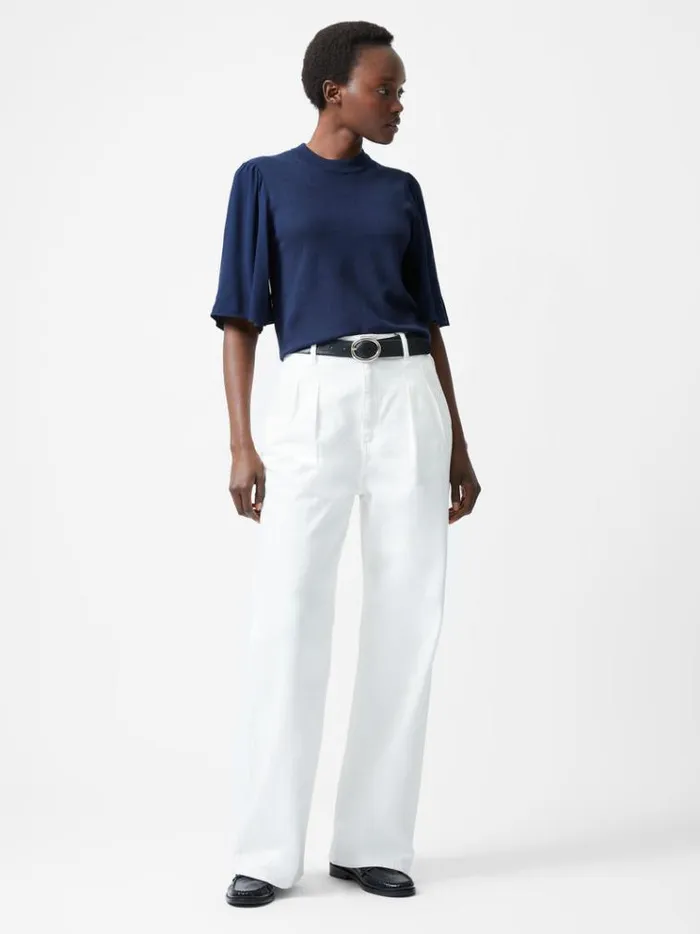 French Connection Jumpers and Cardigans Krista Knits Flared Sleeve Jumper Marine 8211 Woman French Connection Jumpers and Cardigans Krista Knits Flared Sleeve Jumper Marine 8211 Woman