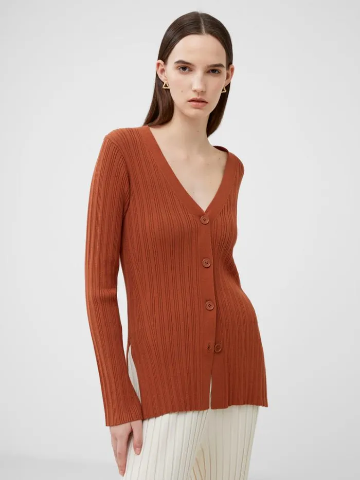 French Connection Jumpers and Cardigans Leonora Recycled Cardigan Sierra 8211 Woman French Connection Jumpers and Cardigans Leonora Recycled Cardigan Sierra 8211 Woman