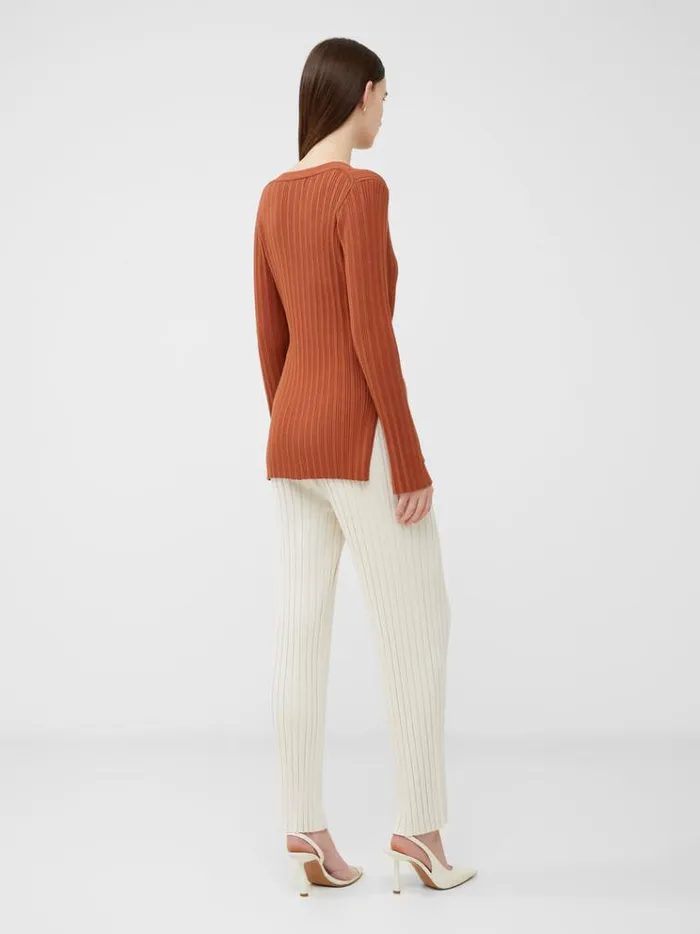 French Connection Jumpers and Cardigans Leonora Recycled Cardigan Sierra 8211 Woman