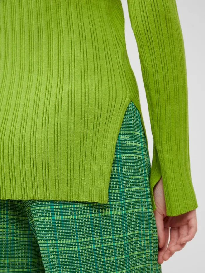 French Connection Jumpers and Cardigans Leonora Recycled Cardigan Wasabi 8211 Woman