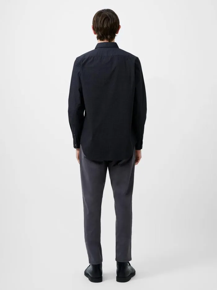 French Connection Shirts Classic Collar Printed Shirt Black Print 8211 Man
