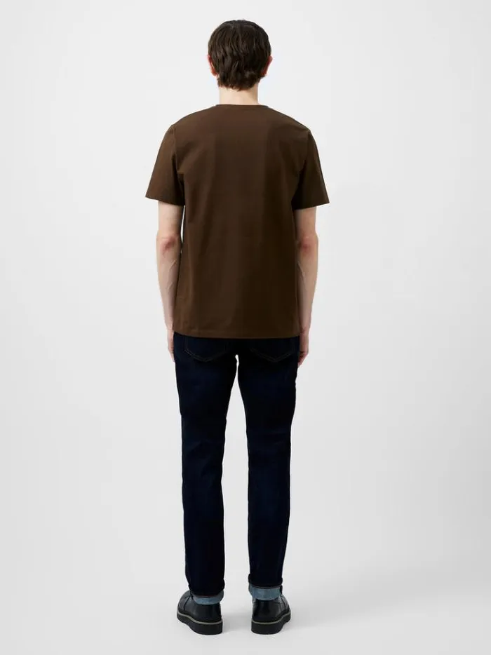 French Connection TShirts and Polo Shirts Embroidered Bear Organic Graphic TShirt Truffle Brown 8211 Man