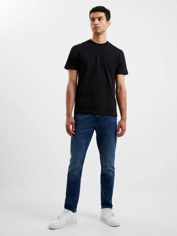 French Connection TShirts and Polo Shirts Organic Cotton Classic TShirt Black Onyx 8211 Man