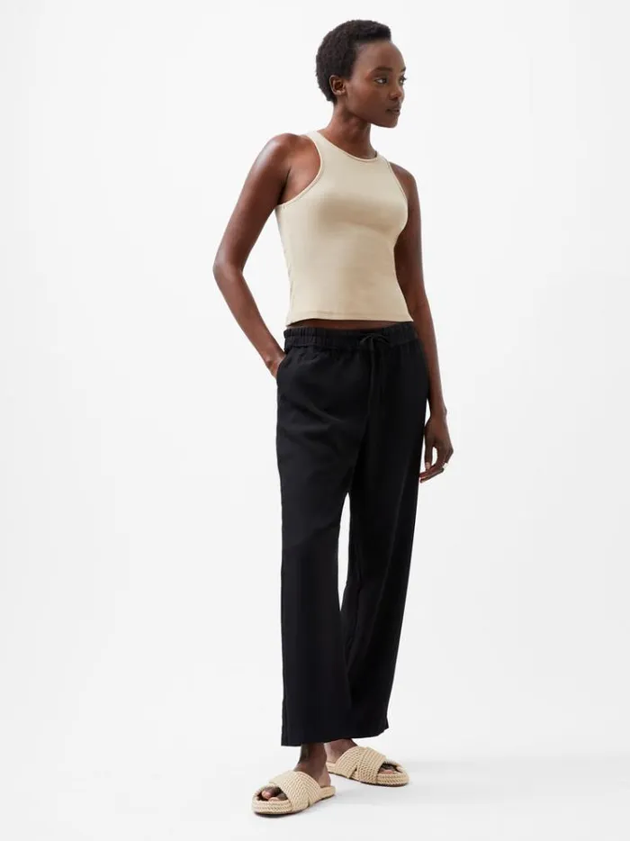 French Connection Trousers Bella Twill Trousers Black 8211 Woman