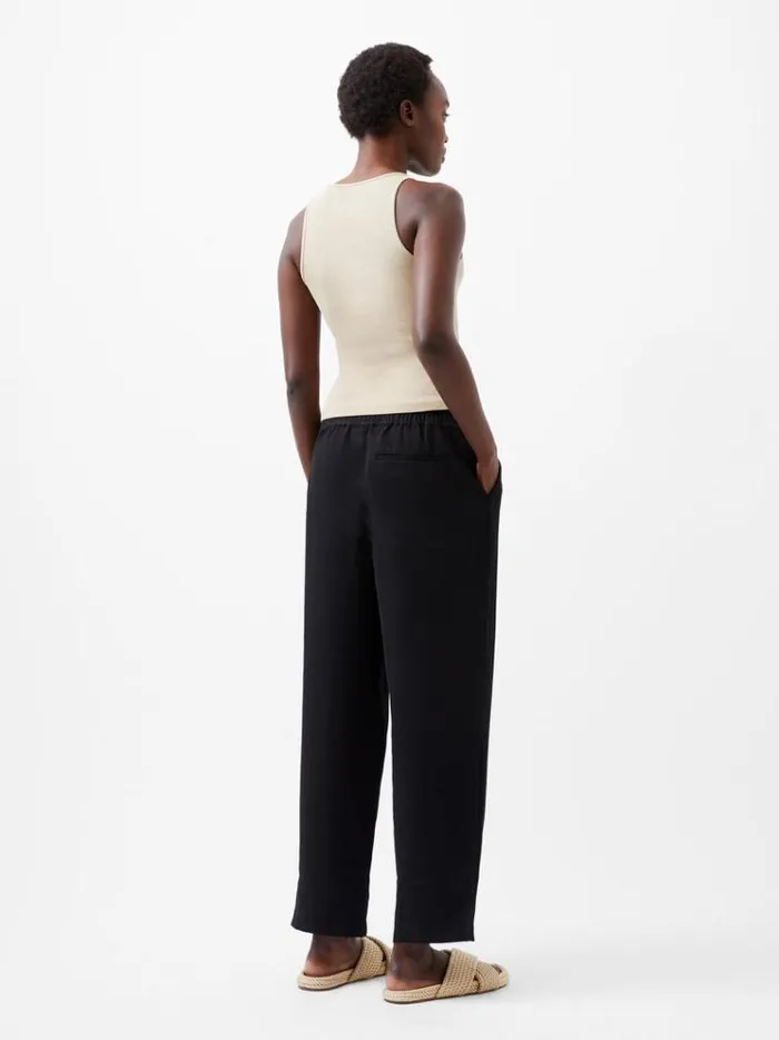 French Connection Trousers Bella Twill Trousers Black 8211 Woman