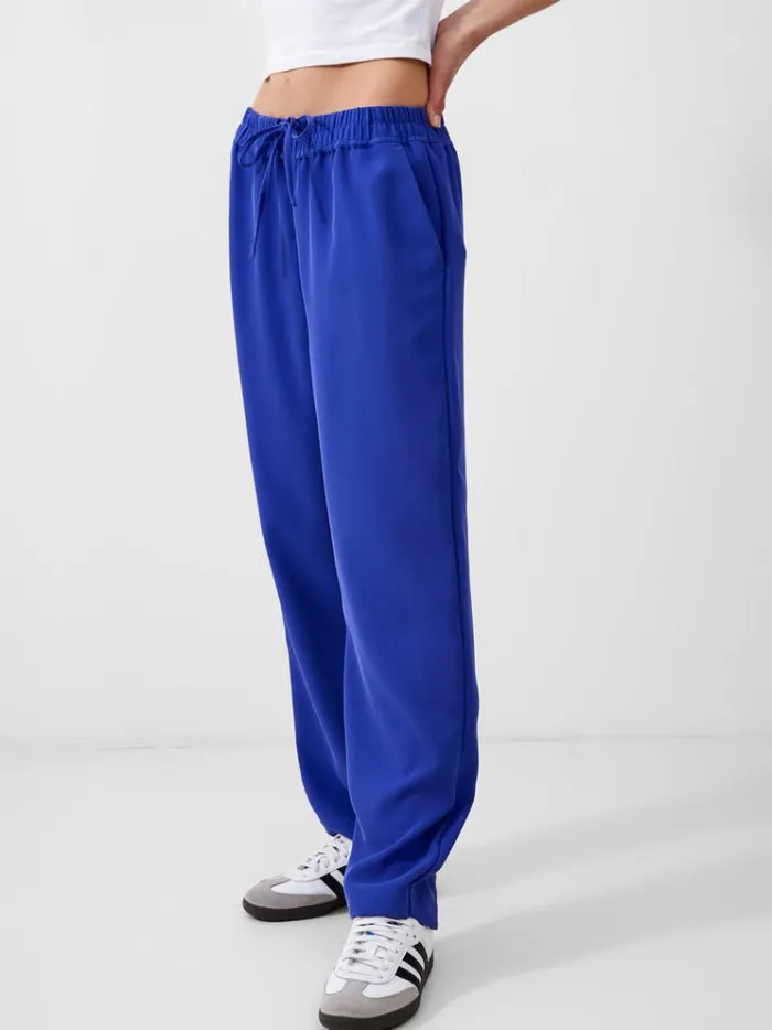French Connection Trousers Bella Twill Trousers Royal Blue 8211 Woman
