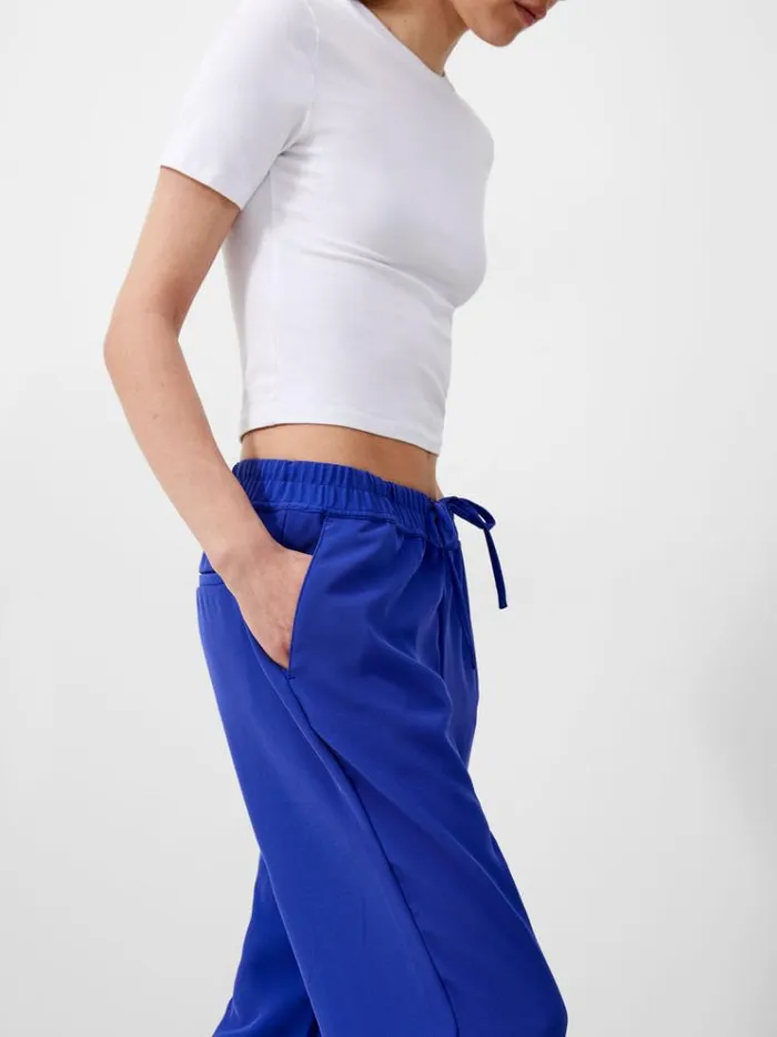 French Connection Trousers Bella Twill Trousers Royal Blue 8211 Woman
