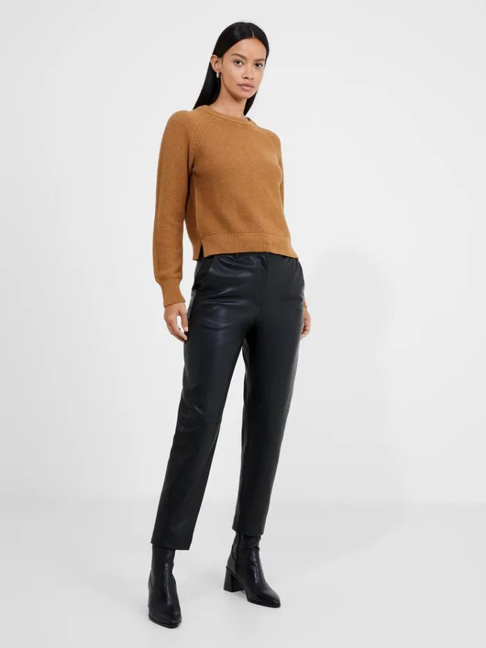 French Connection Trousers Connie Leather Trousers Black 8211 Woman