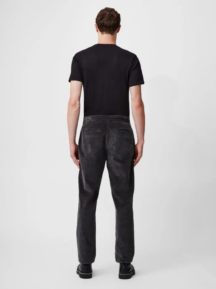 French Connection Trousers Corduroy Stretch Band Trousers Dark Grey 8211 Man