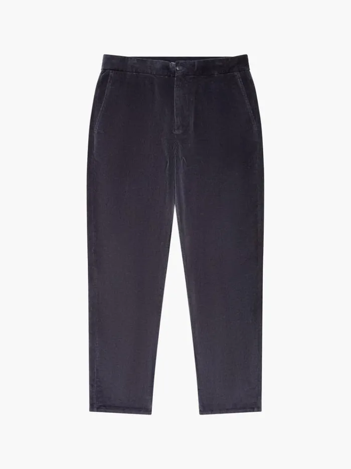 French Connection Trousers Corduroy Stretch Band Trousers Dark Grey 8211 Man