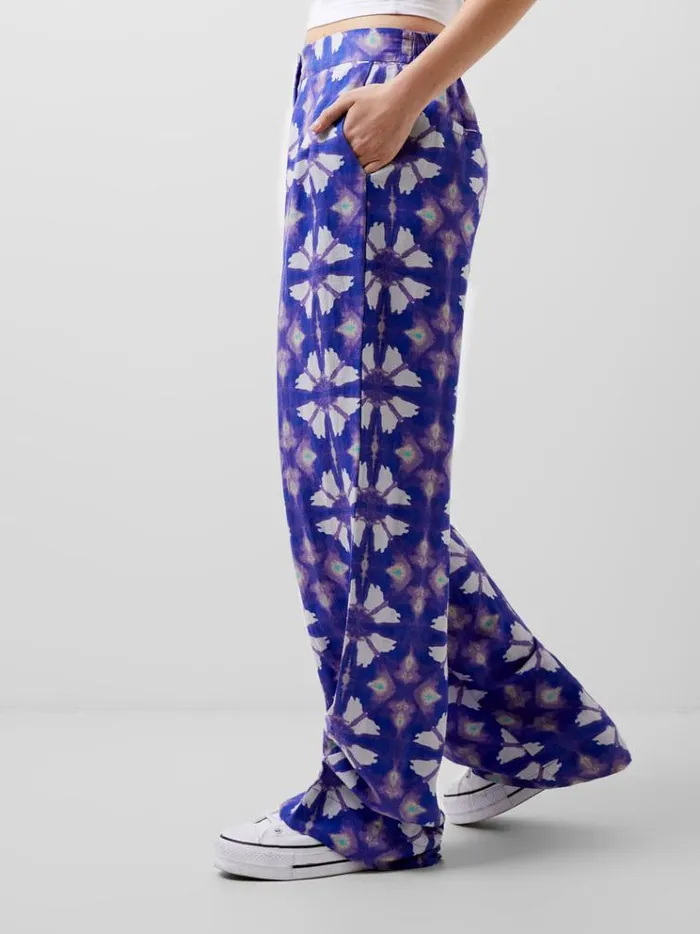 French Connection Trousers Dory Birdie Linen Trousers Royal Blue 8211 Woman