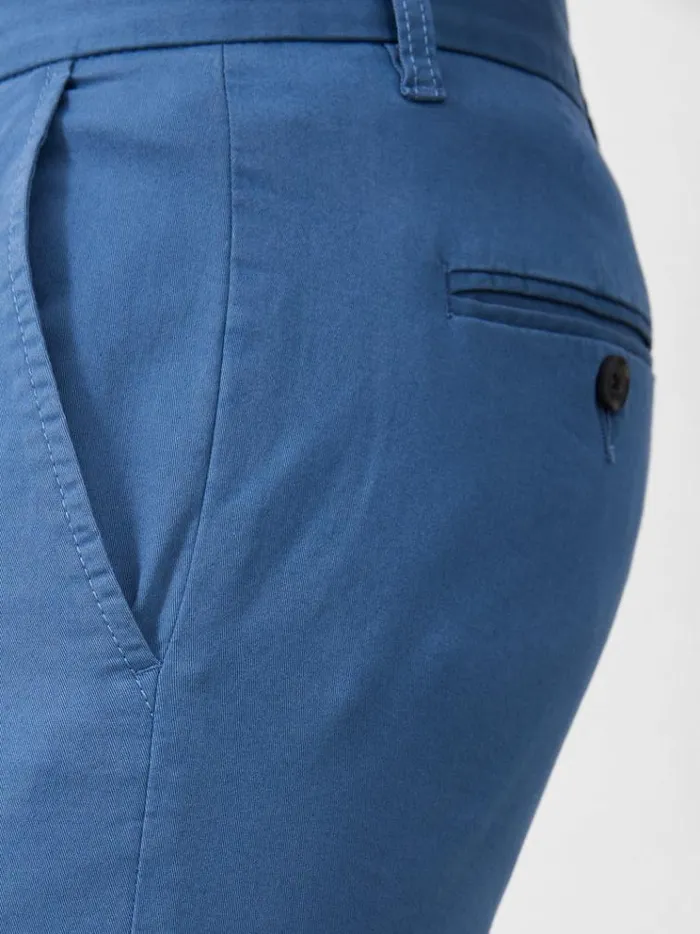 French Connection Trousers Stretch Chino Trousers Steel Blue 8211 Man