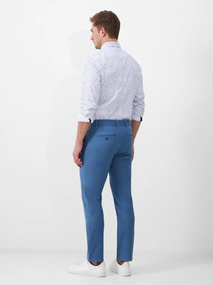 French Connection Trousers Stretch Chino Trousers Steel Blue 8211 Man