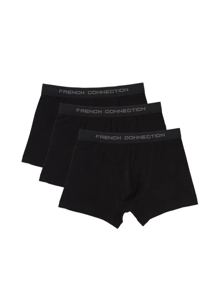 French Connection Underwear and Socks 3 Pack French Connection Boxers Blackblackblack 8211 Man French Connection Underwear and Socks 3 Pack French Connection Boxers Blackblackblack 8211 Man