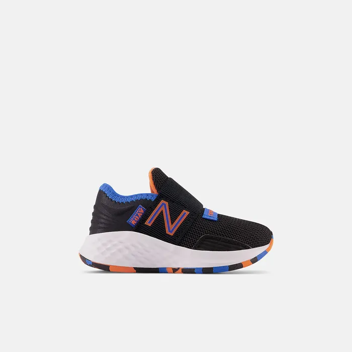 Fresh Foam Roav SlipOn Black with Serene Blue and Vibrant Orange Kids Size 0 8211 10 New Balance