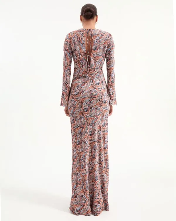Gemma Maxi Dress Navy Multi Women Veronica Beard Dresses Gemma Maxi Dress Navy Multi Women Veronica Beard Dresses