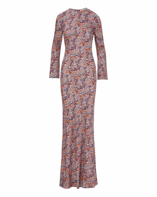Gemma Maxi Dress Navy Multi Women Veronica Beard Dresses Gemma Maxi Dress Navy Multi Women Veronica Beard Dresses