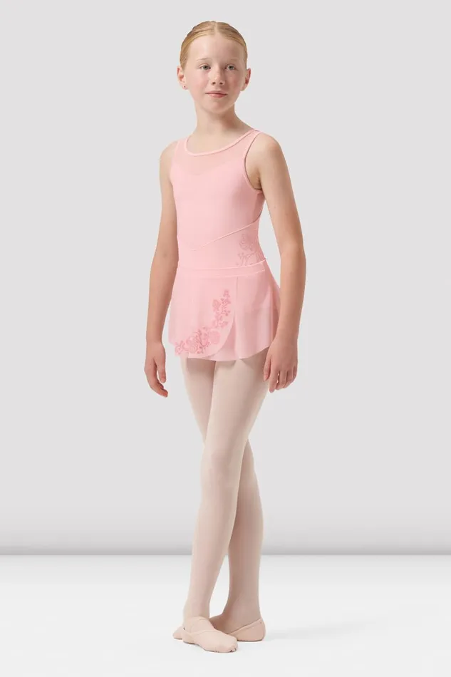 Girls Sage Mesh Wrap Skirt Candy Pink Skirts and Tutus Bloch Children