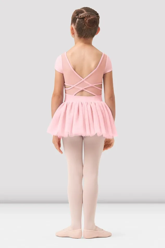 Girls Tansie Cap Sleeve Tutu Dress Candy Pink Children Leotards Bloch Girls Tansie Cap Sleeve Tutu Dress Candy Pink Children Leotards Bloch
