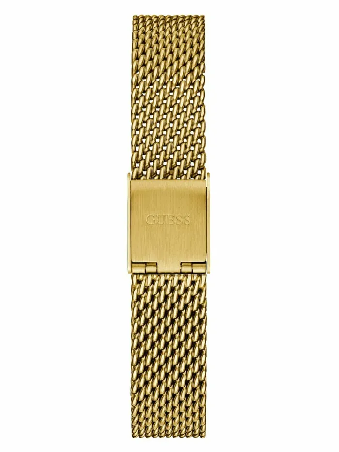 GoldTone Mesh Diamond Analog Watch Gold Women Watches GUESS GoldTone Mesh Diamond Analog Watch Gold Women Watches GUESS