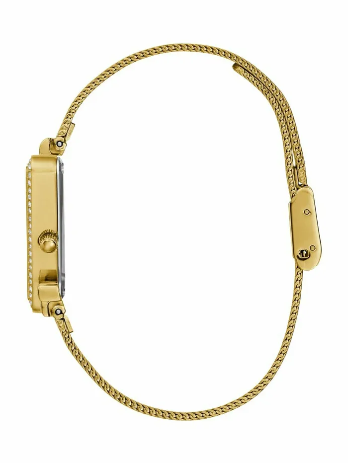 GoldTone Triangle Mesh Analog Watch Gold Watches GUESS Women GoldTone Triangle Mesh Analog Watch Gold Watches GUESS Women