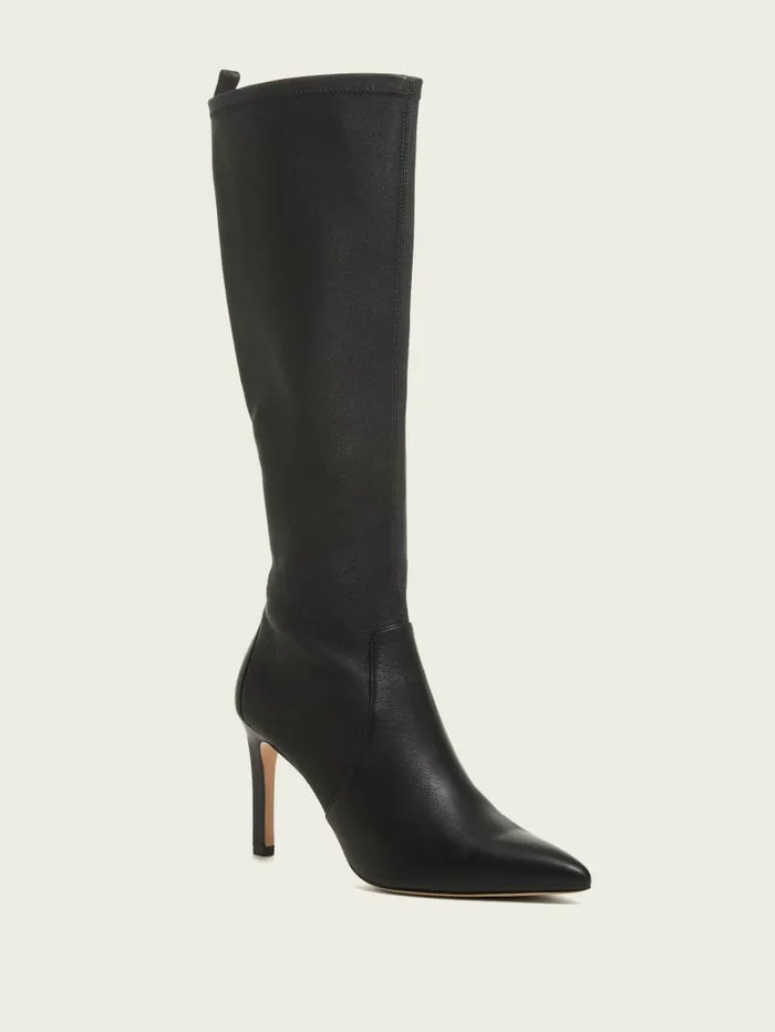 GUESS Boots and Booties Women Campbell Tall Boots Black Snakeskin