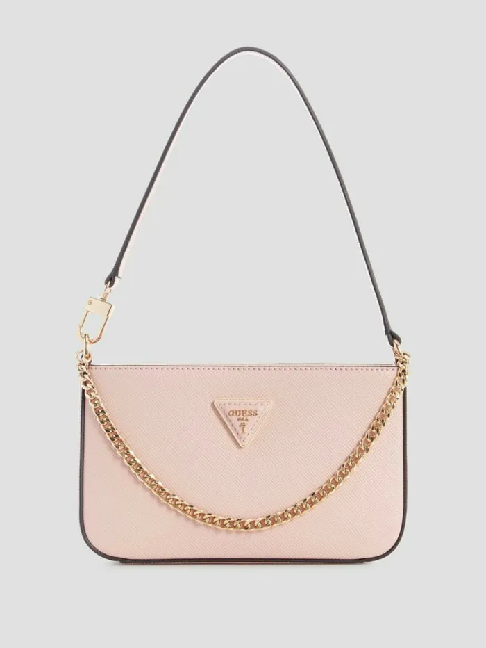 GUESS Brynlee Mini TopZip Shoulder Bag Pink Women Handbags