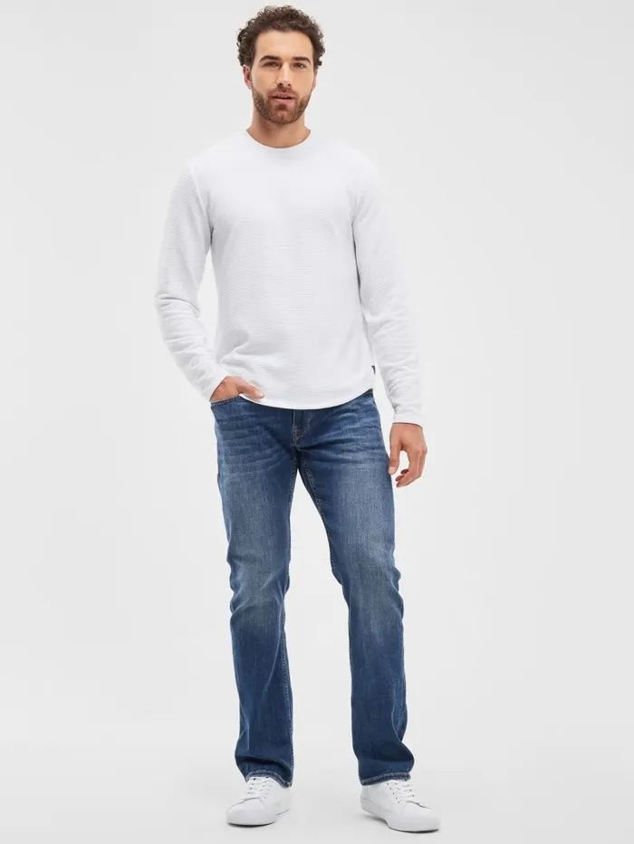 GUESS Eco Regular Straight Jeans Delta Wash Men Jeans and Denim