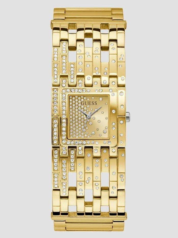 GUESS GoldTone and Crystals Bangle Watch Gold Women Watches