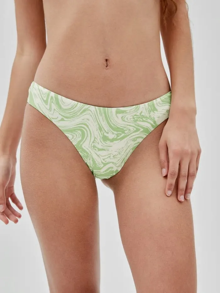 GUESS GUESS Originals x J Balvin Swirl Swim Brief Green Spring Multi Women Swimwear GUESS GUESS Originals x J Balvin Swirl Swim Brief Green Spring Multi Women Swimwear