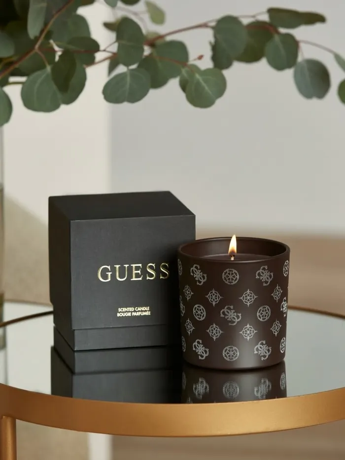 GUESS Home Women Peony Quattro G Candle Chocolate