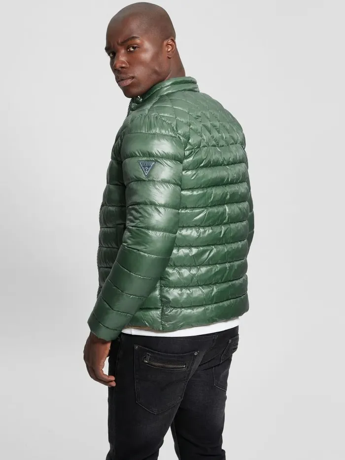 GUESS Jackets and Coats Men Lightweight Puffer Jacket Urban Sky GUESS Jackets and Coats Men Lightweight Puffer Jacket Urban Sky