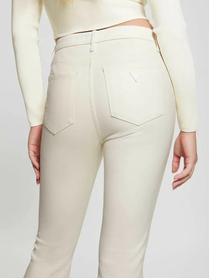 GUESS Jeans and Denim Women Sexy Flare Jeans Dove White Multi GUESS Jeans and Denim Women Sexy Flare Jeans Dove White Multi
