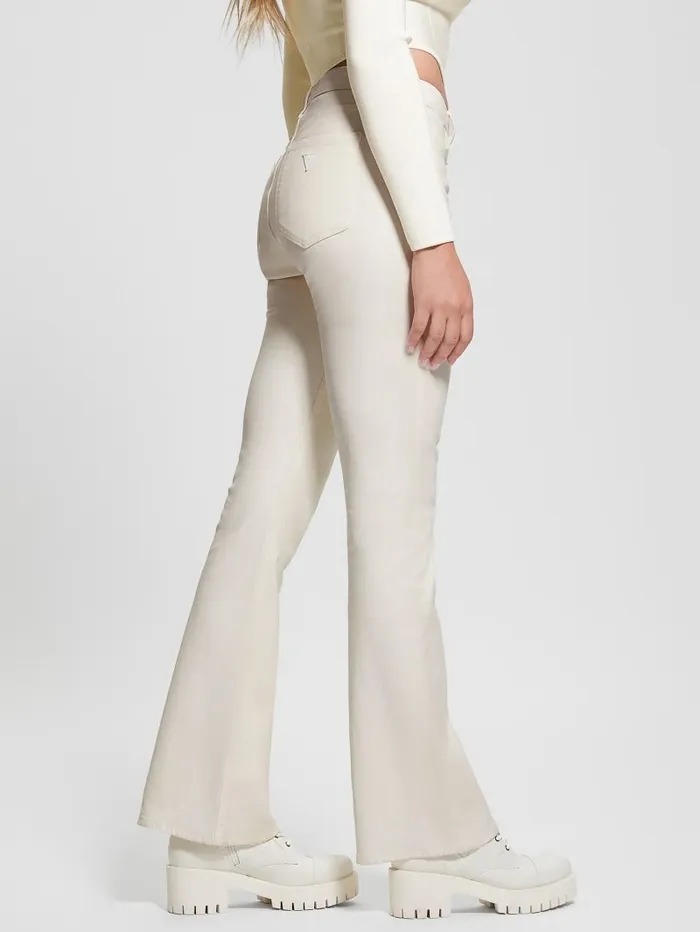 GUESS Jeans and Denim Women Sexy Flare Jeans Dove White Multi GUESS Jeans and Denim Women Sexy Flare Jeans Dove White Multi