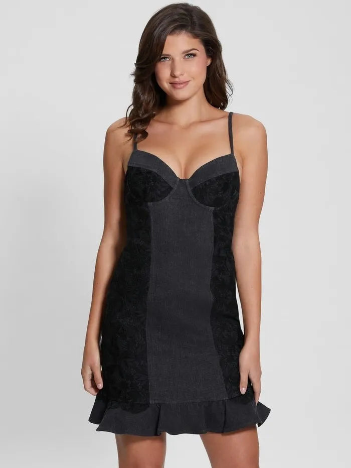 GUESS Lelly Lace Bustier Dress Authentic Lace Women Dresses and Jumpsuits