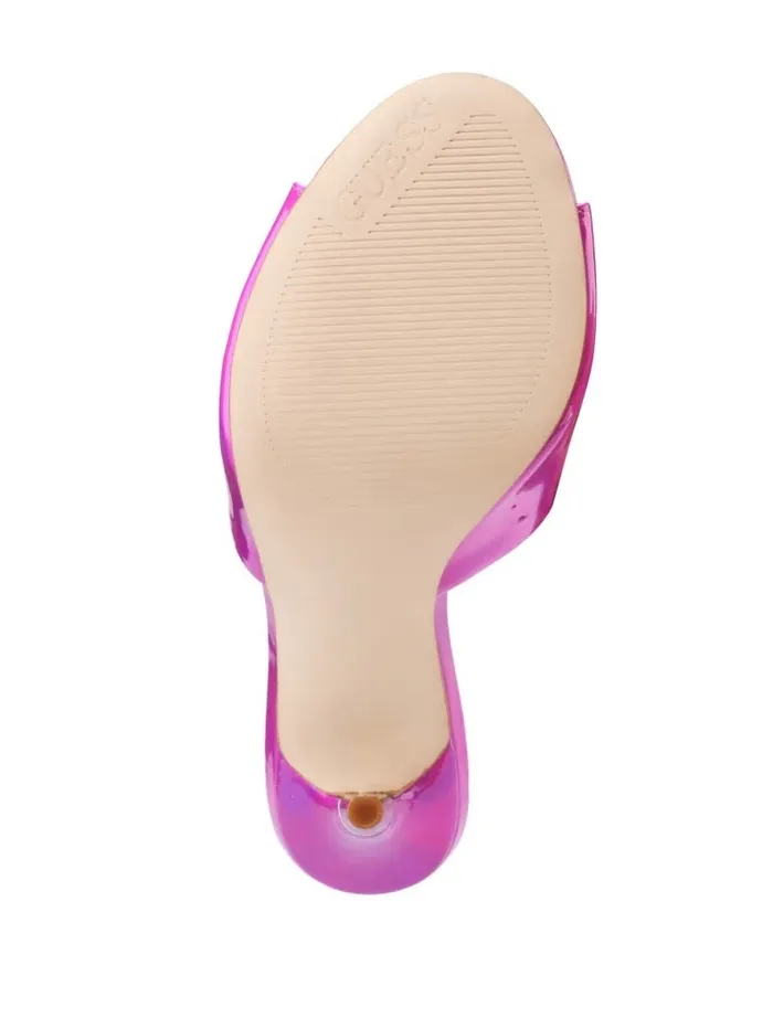 GUESS Molle Metal Stiletto Heels Pink Women Sandals GUESS Molle Metal Stiletto Heels Pink Women Sandals