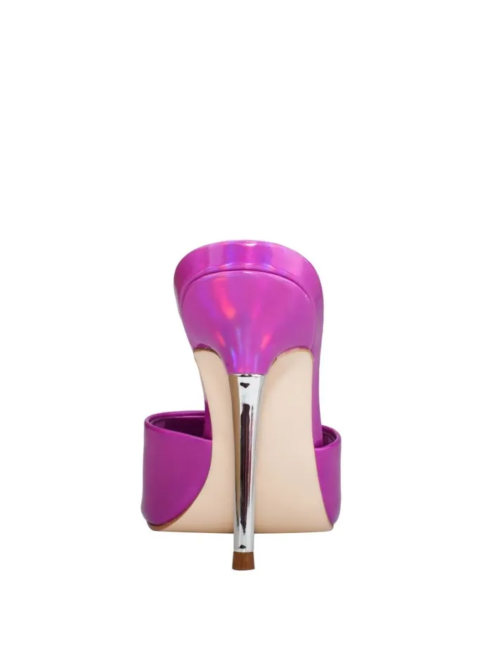 GUESS Molle Metal Stiletto Heels Pink Women Sandals GUESS Molle Metal Stiletto Heels Pink Women Sandals