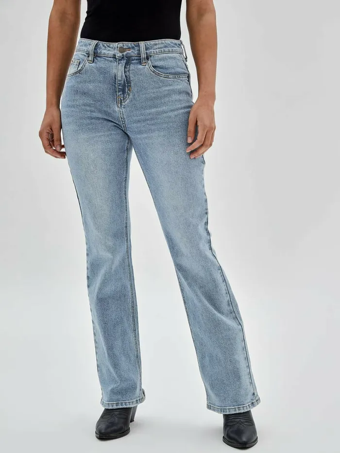 GUESS Originals Kit Bootcut Jeans Go Leo Lt Wash Women Jeans and Denim GUESS