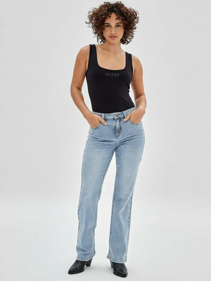 GUESS Originals Kit Bootcut Jeans Go Leo Lt Wash Women Jeans and Denim GUESS