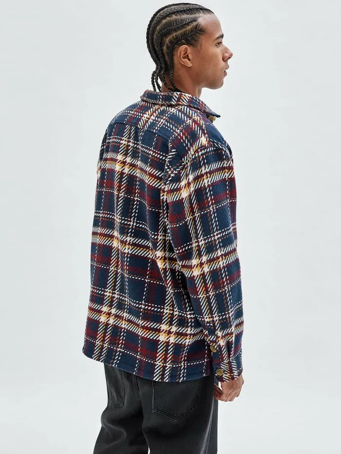 GUESS Originals Shirt Jacket Medieval Blue Men Jackets and Coats GUESS GUESS Originals Shirt Jacket Medieval Blue Men Jackets and Coats GUESS