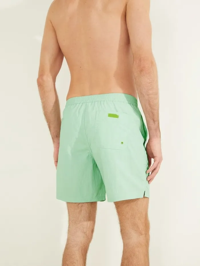 GUESS Pants and Shorts Men Nylon Swim Trunks Feather Blue