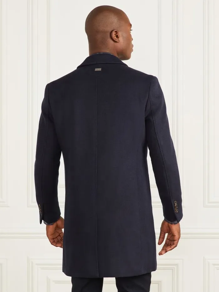GUESS Single Breasted WoolBlend Coat Bleu lgant Men Jackets and Coats GUESS Single Breasted WoolBlend Coat Bleu lgant Men Jackets and Coats