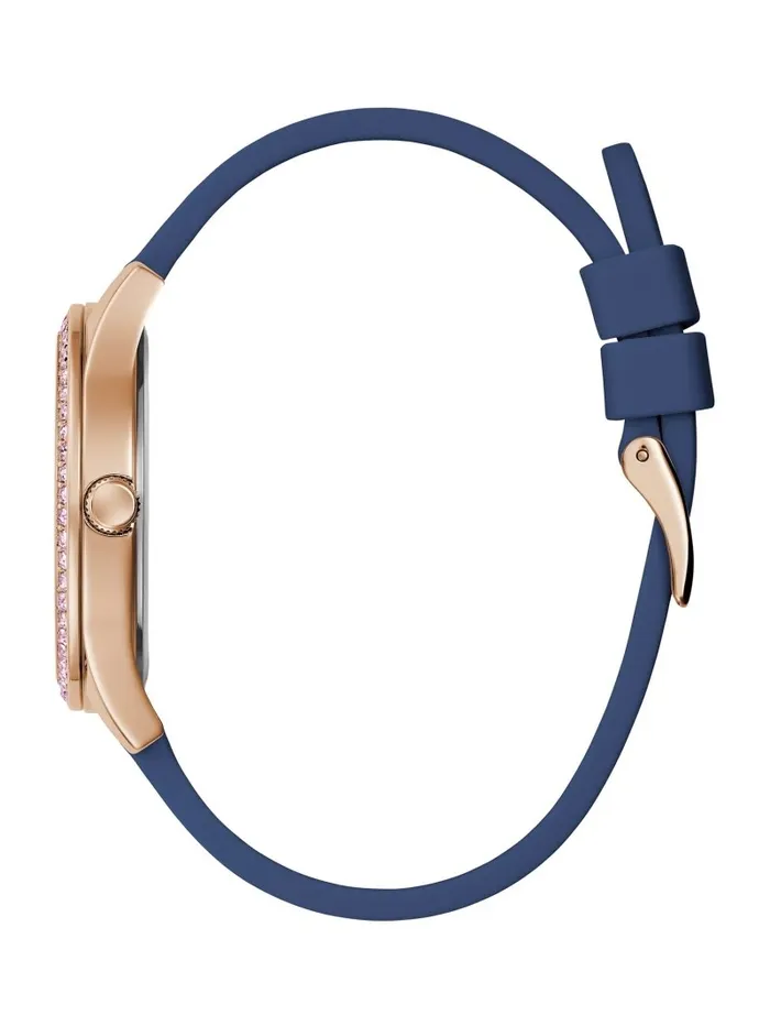 GUESS Watches Women Lady Idol RoseGold Silicon Watch Rose Gold