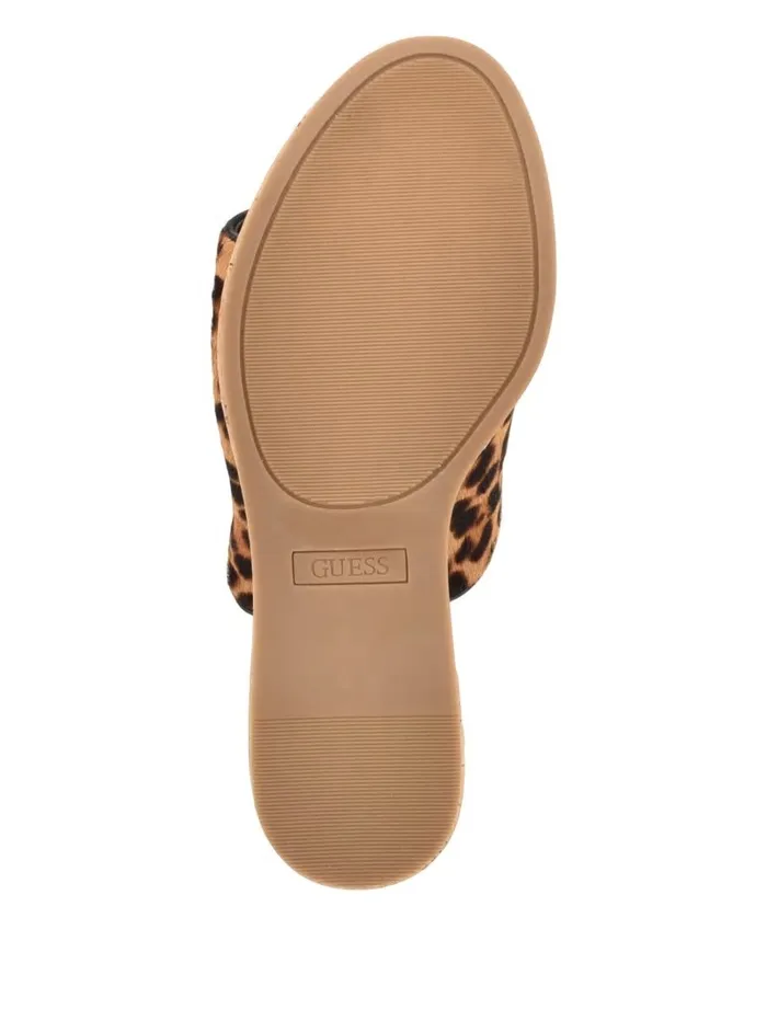 GUESS Yenise Wedge Sandals Medium Brown Women Sandals GUESS Yenise Wedge Sandals Medium Brown Women Sandals